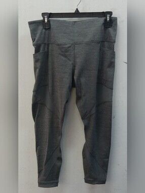 Member's Mark Women Gray XL Compression Ankle Legging Spandex Pants